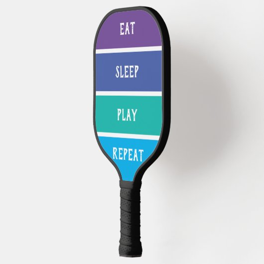 "Eat, Slaap, Spel, Herhaal" Pickleball Paddle (Links)