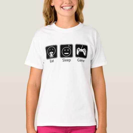Eat, Slaap, Spel T-shirt (Voorkant)