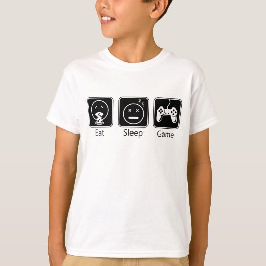Eat, Slaap, Spel T-shirt (Voorkant)