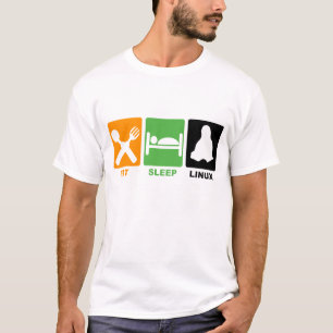 EAT SLAAPLINUX T-SHIRT