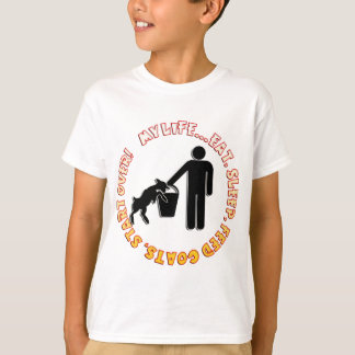 EAT, SLAP, VOEDERGOATS, BEGIN OVER - MIJN LEVEN T-SHIRT