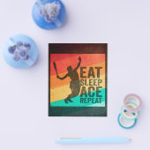 Eat Sleep Ace Repo Retro Flyer (Enkel)