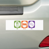 Eat Sleep Act Bumpersticker (Op auto)