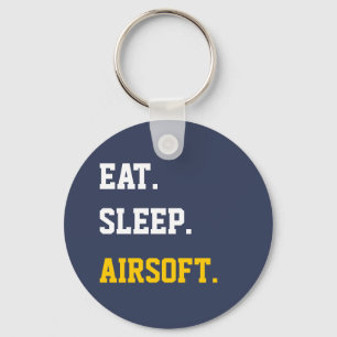 Eat Sleep Airsoft Sleutelhanger