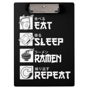 Eat Sleep Anime Herhaal Cadeauidee Cosplayer Klembord