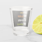 Eat Sleep Anime Herhaal Cadeauidee Cosplayer Shot Glas (Achterkant)