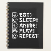 Eat Sleep Anime Play Repeat Otaku Anime Lifestyle (Devant)