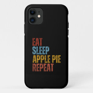 EAT SLEEP APPARAAT PIE HERPEAT iPhone 11 HOESJE