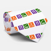 Eat Sleep Archeology Stropdas (Opgerold)