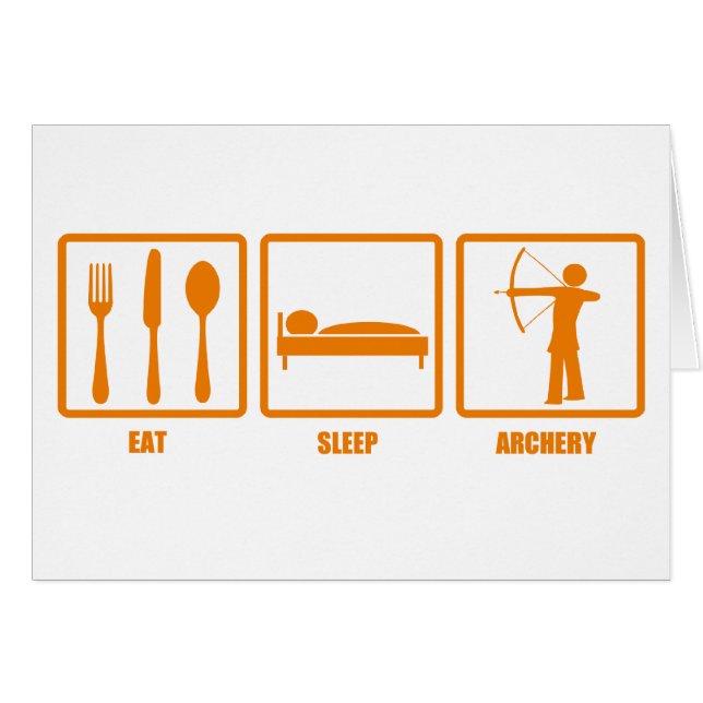 Eat Sleep Archery (Voorkant Horizontaal)