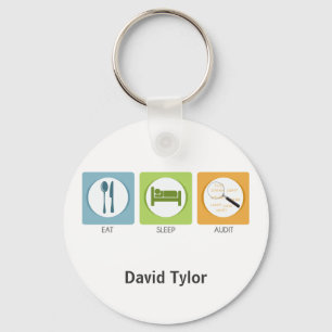 Eat Sleep Audit! Sleutelhanger