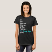 Eat Sleep Audition Freak Out Haal Cast Freak uit C T-shirt (Voorkant volledig)