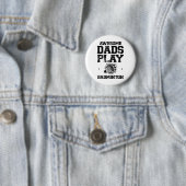 Eat Sleep Badminton Repeat Shuttle Racket Ronde Button 5,7 Cm (In situ)