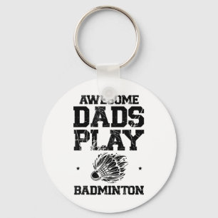 Eat Sleep Badminton Repeat Shuttle Racket Sleutelhanger