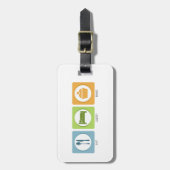 Eat Sleep Bake! Bagagelabel (Voorkant verticaal)