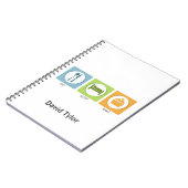 Eat Sleep Bake! Notitieboek (Linkerzijde)