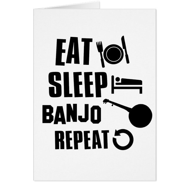 Eat Sleep Banjo (Voorkant)