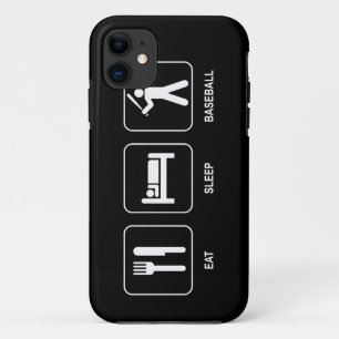 Eat Sleep Baseball iPhone 11 Hoesje