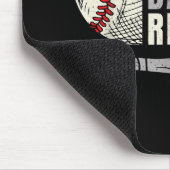 Eat Sleep Baseball Herhaal Funny Baseball Player Muismat (Hoek)