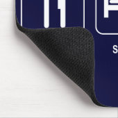 Eat Sleep Baseball Mousepad Muismat (Hoek)