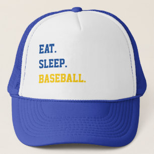 Eat Sleep Baseball Trucker Pet