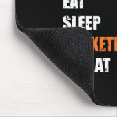 Eat Sleep Basketball Herhaal Basketball Boys en Gi Muismat (Hoek)