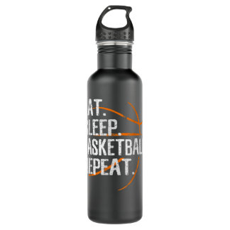 Eat Sleep Basketball Herhalen - Gift for Basketbal Waterfles