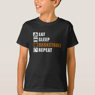 Eat Sleep Basketball Player Gift Idee T-shirt