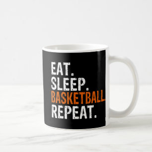 Eat Sleep Basketball Repeteren Gift Koffiemok