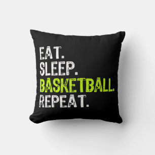 Eat Sleep Basketball Repo Player Fun Cool Lover Kussen
