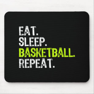 Eat Sleep Basketball Repo Player Fun Cool Lover Muismat