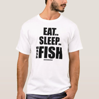 Eat Sleep Bass Fish T-shirt