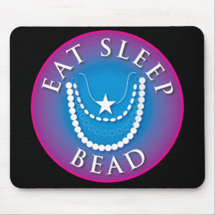 Eat Sleep Bead Muismat