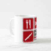 Eat Sleep Blades - Rood Koffiemok (Voorkant links)