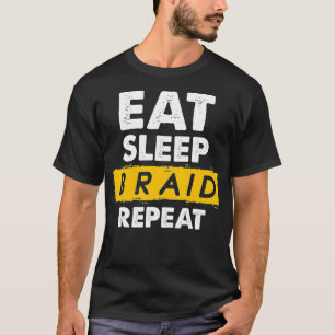 Eat Sleep Braid Herhaal Hairstyle Hairdresser Brai T-shirt