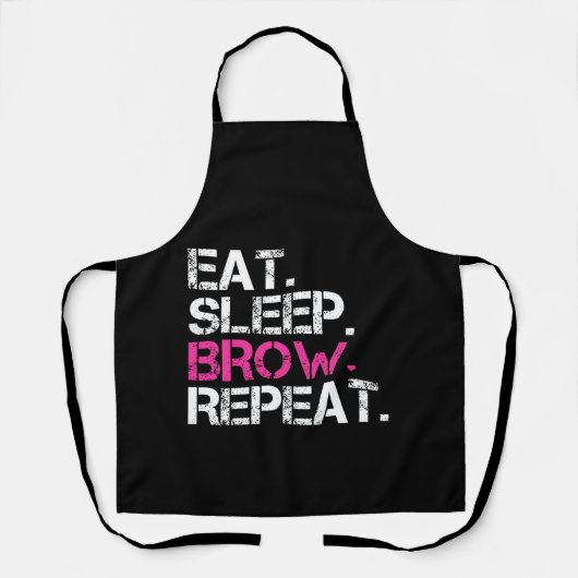 Eat Sleep Brows Repeat Brow Artist Brow Schort (Voorkant)