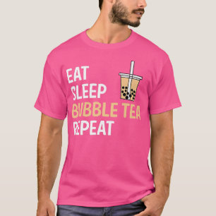 Eat Sleep Bubble Tea Repeet Boba Tea Premium T-shirt