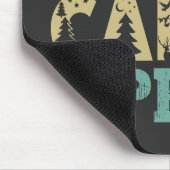 Eat Sleep Camp Herhalen Camping Lover Muismat (Hoek)