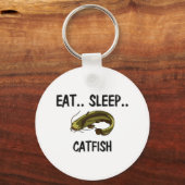 Eat Sleep CATFISH Sleutelhanger (Voorkant)