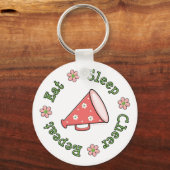 Eat Sleep Cheer Herhaal Sleutelhanger (Voorkant)