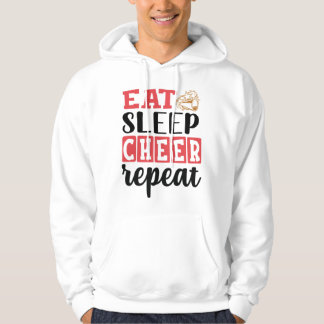 Eat Sleep Cheer Herhaal T-shirt_089 Hoodie