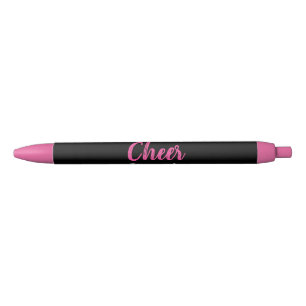 Eat Sleep Cheer Herhalen Cheerlead Zwarte Inkt Pen