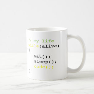 Eat Sleep Code Koffiemok