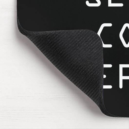 EAT SLEEP CODE REPEAT mouse pad for programmer Muismat (Hoek)