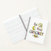 Eat Sleep Crochet Notitieboek (Binnen)