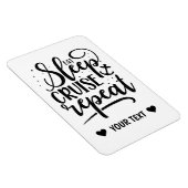 Eat Sleep Cruise Repeat Funny Magneet (Rechterzijde)