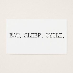 Eat Sleep Cyclus Visitekaartje