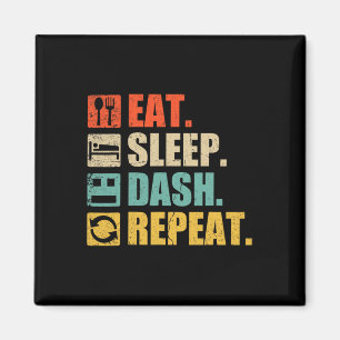 Eat Sleep Dash Herhaal videogame Magneet