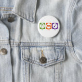 Eat Sleep Dig Ronde Button 5,7 Cm (In situ)