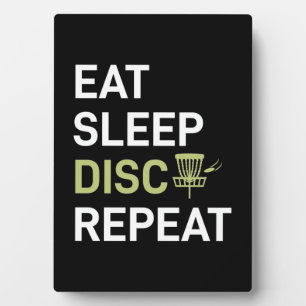 Eat Sleep Disk Golf Repair Fotoplaat